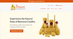 Desktop Screenshot of beeswaxgarden.com